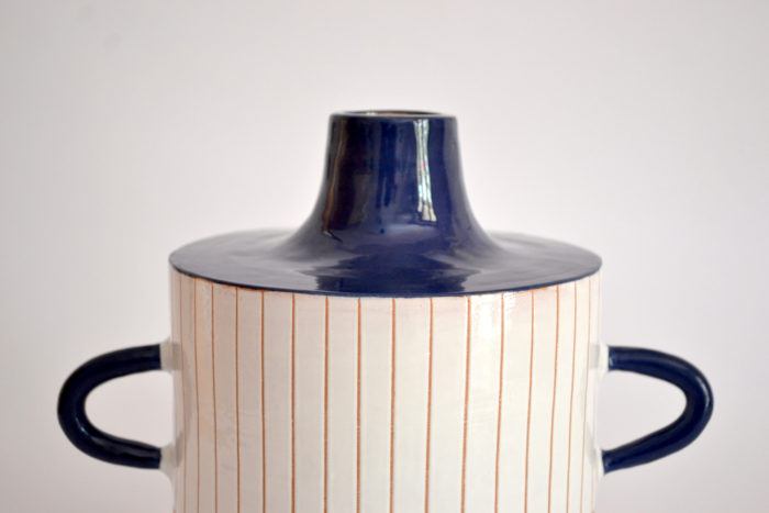 Shabby Blue Vase
